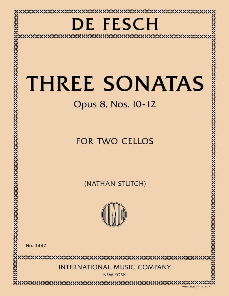 Tre Sonate Op.8 N.10-12
